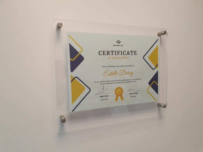 A5 Certificate Wall Frame 20230629 114736