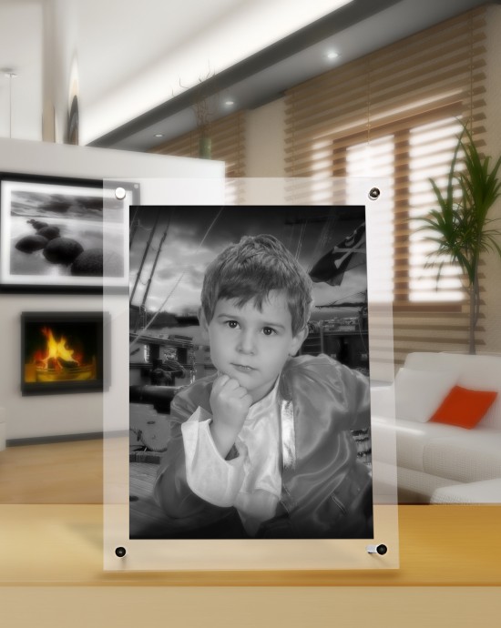 desktop acrylic photo frames